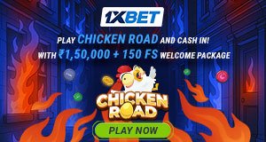 1xBet Chicken crash game — new game available on sign up